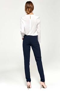Elegant Navy Pants with Bow