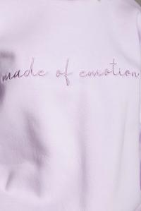 Sweatshirt with embroidery (Lilac)