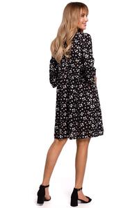 Summer Dress with Flowers (black)