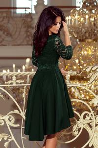Dark Green Evenig Lace Dress