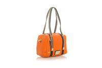 Orange Comfy Long Striped Handles Bag