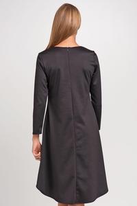 Black Asymetrical Casual Dress