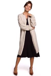 Long Cardigan without Clasp (Beige)