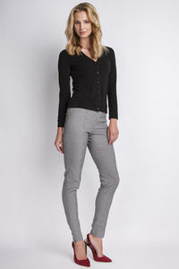 Houndstooth Hight Waist Elegant Pants