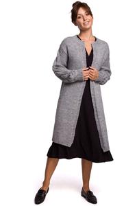 Long Cardigan without Clasp (Gray)