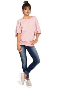 Powdre Pink Oversized Blouse