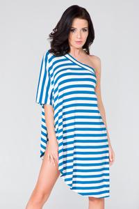 Striped Oversized Asymetrical Tunic