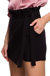 Mini Skirt-Pants Frill (black)