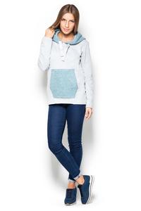 Jumper with Blue Kangoo Pocket