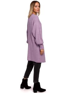 Long Cardigan with Pockets (Lavender)