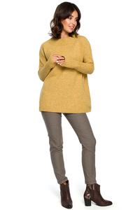 Mustard Yellow Simple Fall Sweater