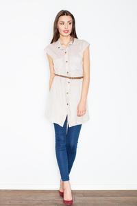 Beige Shirts Style Tunic