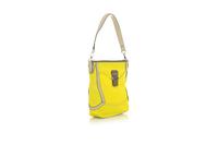 Yellow Casual Hand/Shoulder Bag with Contrasting Details