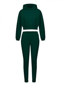 Green Sportsuit Hoodie and Slim Joggers