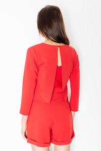 Red Chic&Stylish Open Back Ladies Jumpsuit