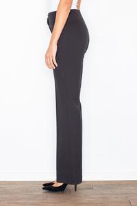 Black Elegant High Waist Office Style Pants