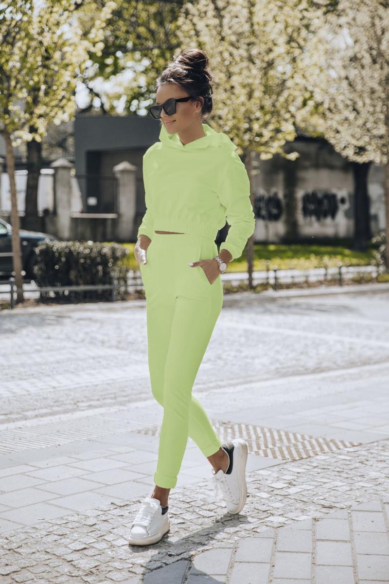 Lime Sportsuit Hoodie and Slim Joggers